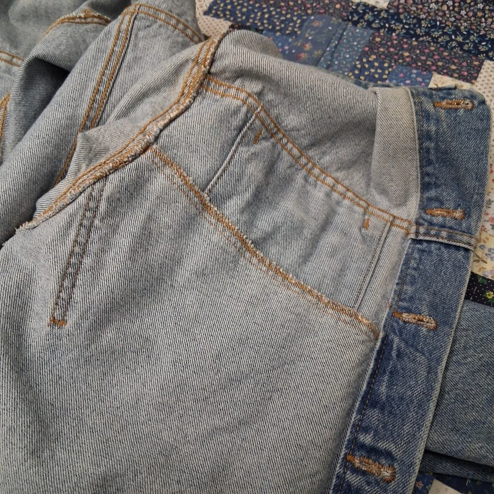 Vintage 90s Levis White Tab Type 3 Denim Trucker Jacket Sz XL 57598 Made in USA‎